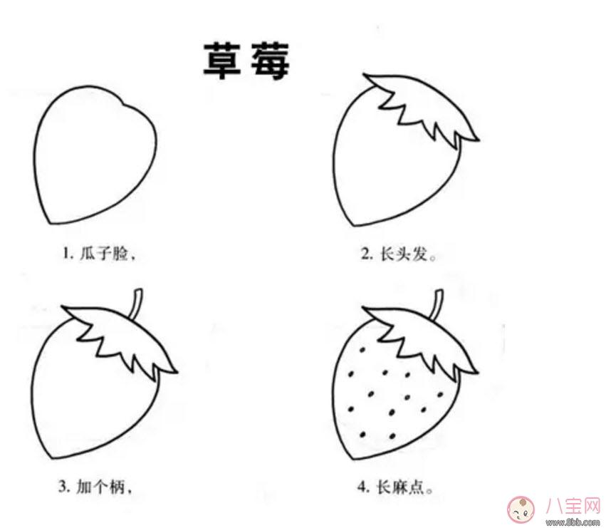 甜馨认真画简笔画 简笔画的入门画法